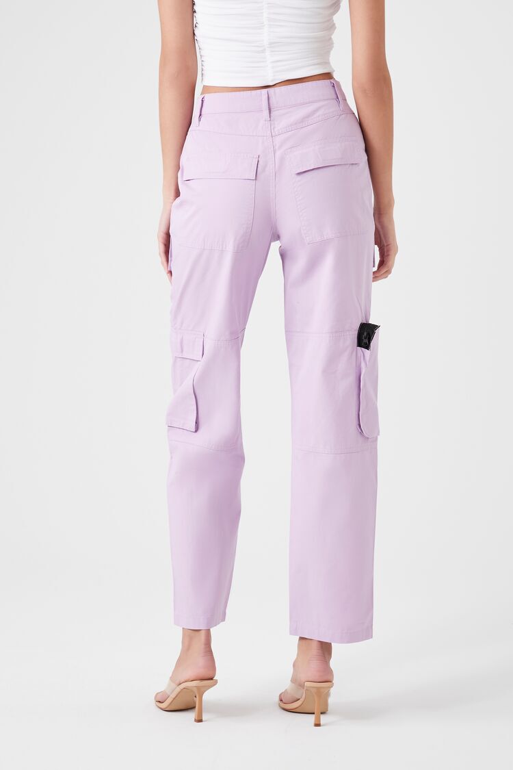 Kensie Jeans For Women High Rise Cargo Pants With Tab Bottom 27.5-Inch Inseam, Sizes 0-14, Natural, 2